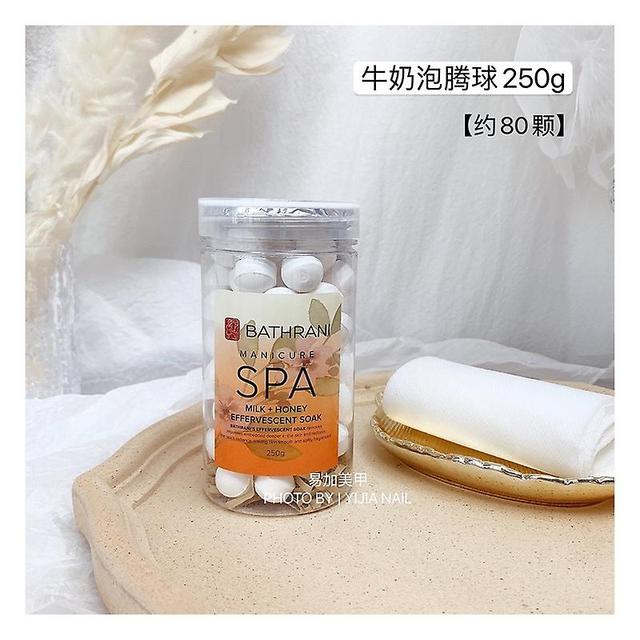 Nail Cleaner With Effervescent Ball, Hand And Feet Treatments, Spa, Softens Dead Skin, Effervescent Tablet, Nail Repair Tool milk-250g on Productcaster.