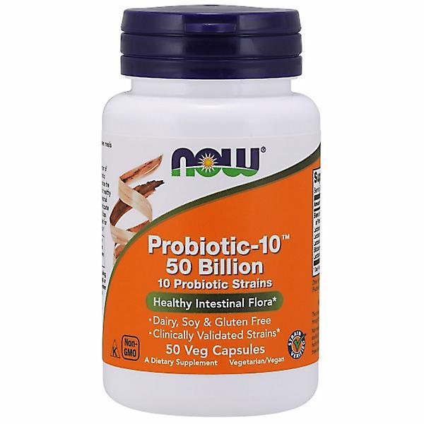 Now Foods Probiotic-10, 50 Billion 50 Vcaps (Pack of 6) on Productcaster.