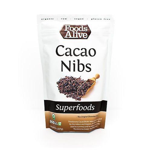 Foods Alive Organic Cacao Nibs, 8 Oz (Pack of 1) on Productcaster.