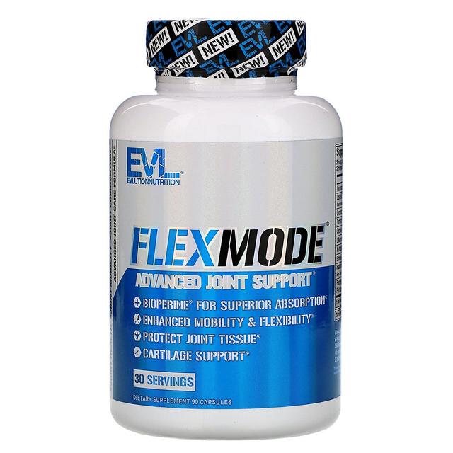 EVLution Nutrition, FlexMode, Suporte Avançado de Articulações, 90 Cápsulas on Productcaster.