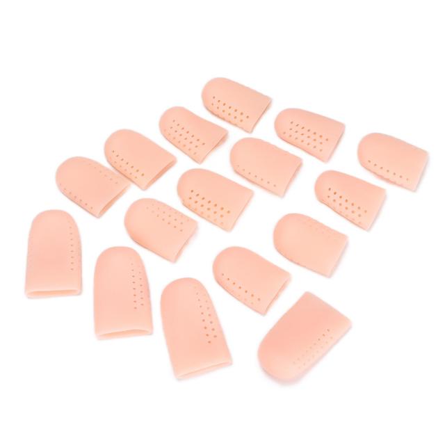 Aespa Sumifun 16 Pack Tapas para los dedos de los pies Gel Transpirable Protectores de mangas para los dedos de los pies que faltan on Productcaster.