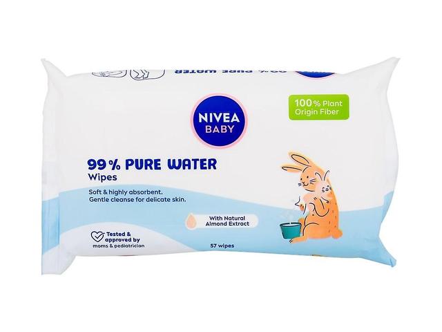 Nivea - Baby 99% chusteczki z czystą wodą - Dla dzieci, 57 szt. on Productcaster.