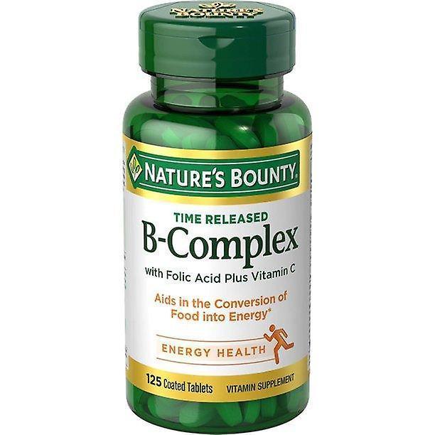 Natures Bounty Nature's bounty vitamine b complex foliumzuur plus vitamine c tabletten, 125 ct on Productcaster.