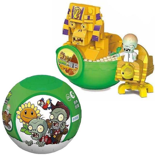 DeliaWinterfel Strange Fun- Egg Zombie, Building Blocks, Blind Box Plants, Capsule Set-B on Productcaster.