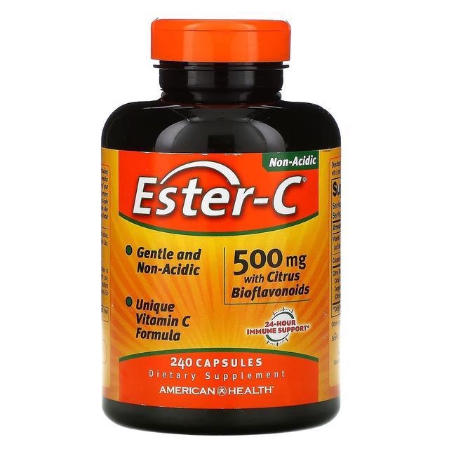 American Health, Ester-C com Bioflavonóides Cítricos, 500 mg , 240 Cápsulas on Productcaster.