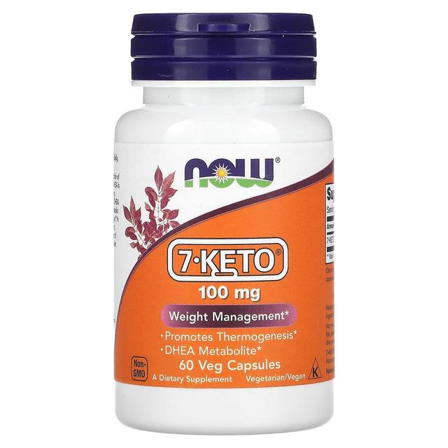 NOW Foods, 7-KETO, 100 mg, 60 vegetarische Kapseln on Productcaster.