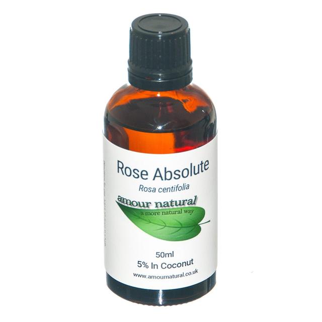 Amour natural rose absolute oil 5% 50ml on Productcaster.