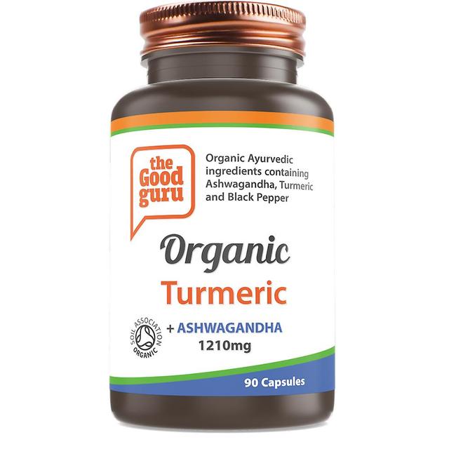 The good guru organic turmeric, ashwagandha & black pepper 90's on Productcaster.