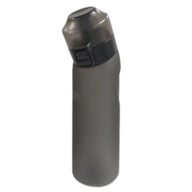 unbrand 650ml Air Flavour Sports Water Bottle With Taste Pods Buds Fruity Extract Ring matte black on Productcaster.