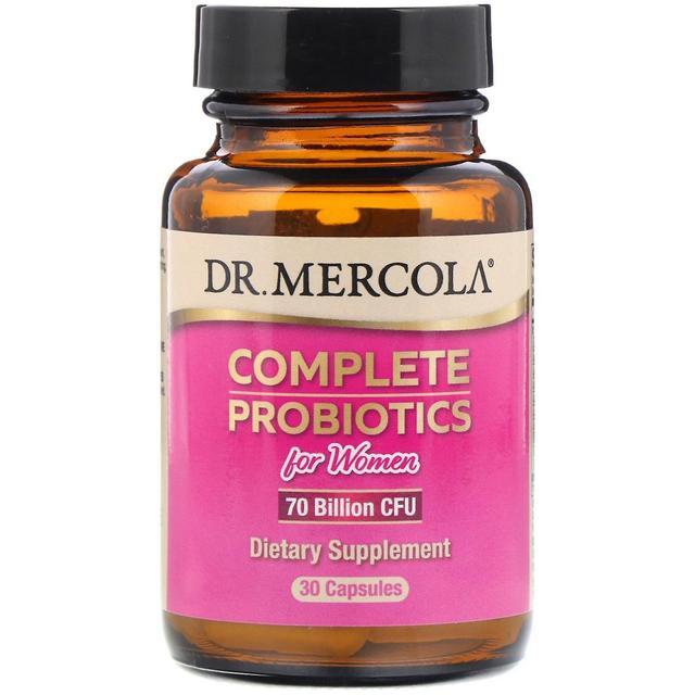 Dr. Mercola, Complete Probiotics for Women, 70 Billion CFU, 30 Capsules on Productcaster.