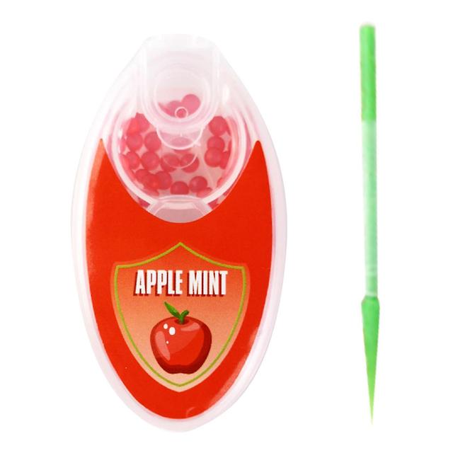 Apple Mint Capsules For Cigarettes Explosion Beads Ball Capsule Cigarette Capsules Includes 100pcs Burst Beads on Productcaster.