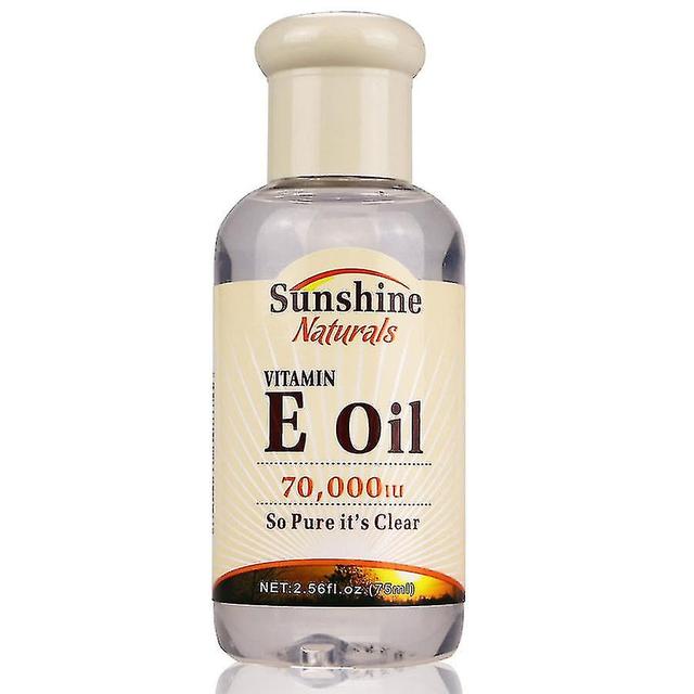 New Sunshine Naturals Vitamin E Oil 70000iu Liquid 75ml Aging Wrinkles Skin Care on Productcaster.