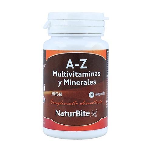 Naturbite A-Z Monivitamiinit ja mineraalit 60 tablettia on Productcaster.