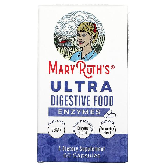 MaryRuth Organics, Ultra Digestive Food, Enzymes, 60 Capsules on Productcaster.