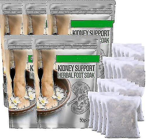 Herbal Foot Bath Pack, Lymphatic Drainage Ginger Foot Bath 50Pcs on Productcaster.