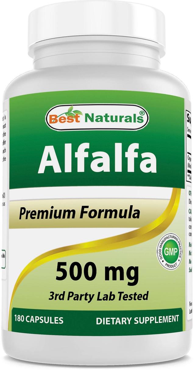 Best naturals alfalfa 500 mg 180 capsules on Productcaster.