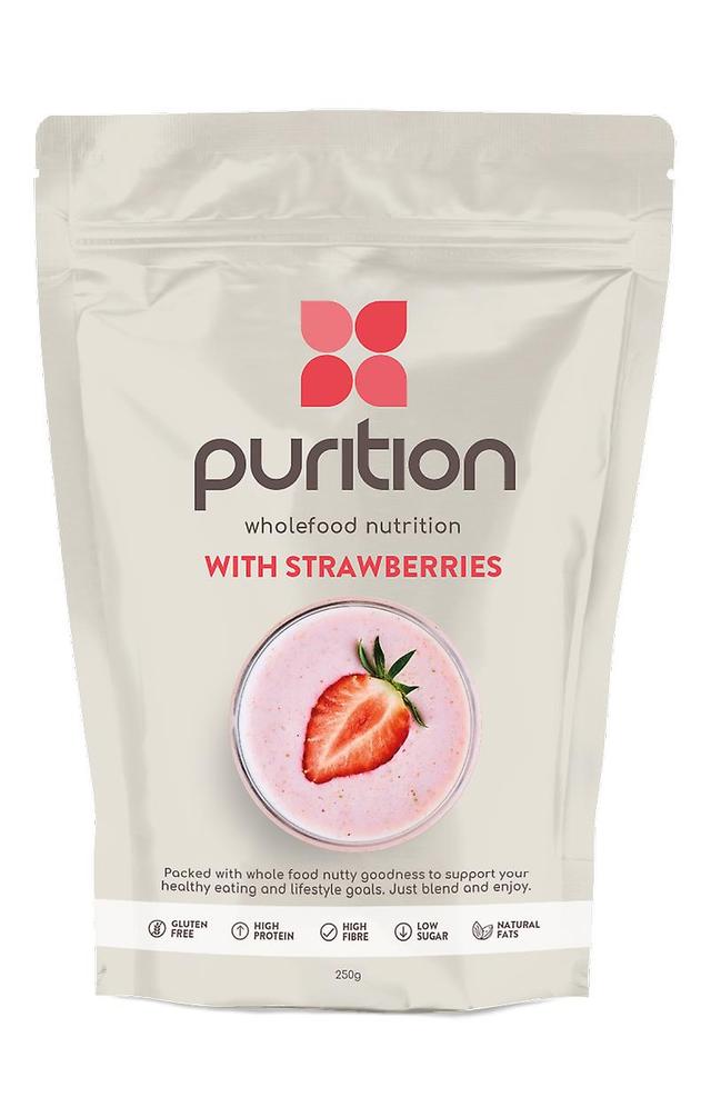 Purition wholefood nutrition strawberry 250g on Productcaster.