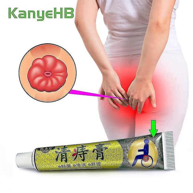 christina show 1pcs Anal Hemorrhoids Cream Relieve Anus Swelling Pain Anti-inflammatory Internal & External Hem on Productcaster.