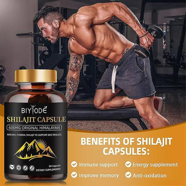 60 capsules Himalaya Pure Shilajit 60 Caps Natuurlijk Voorkomende Fulvine Acid Extract Capsules on Productcaster.