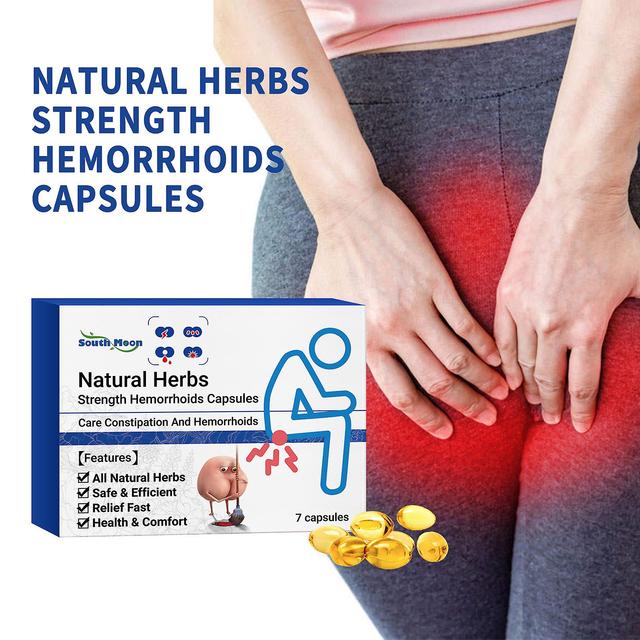 Gaoguang Herbal Hemorrhoids Capsule For Repairing And Relieving Itching And Discomfort In The Anus 7ml Mardi Gras Gifts White on Productcaster.