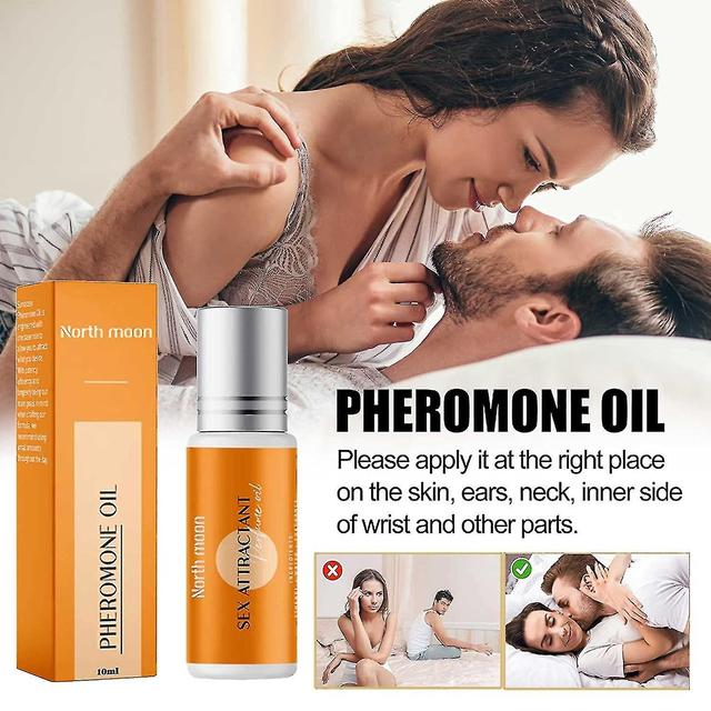 Natural Roll-on Pheromone Infused Essential Oil Perfume Cologne, Unisex Attracts Men And Women, Long Lasting Pheromone Perfume 3PCS on Productcaster.