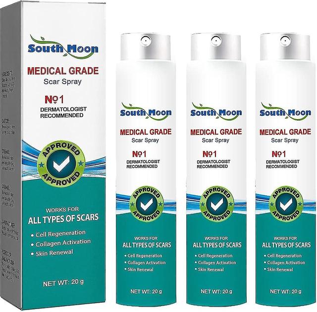 South Moon Medical Grade Scar Spray, Scar Remove Medical Grade Scar Spray, South Moon Scar Spray, Medical Grade Scar Spray For All Types Of Scars 3pcs on Productcaster.