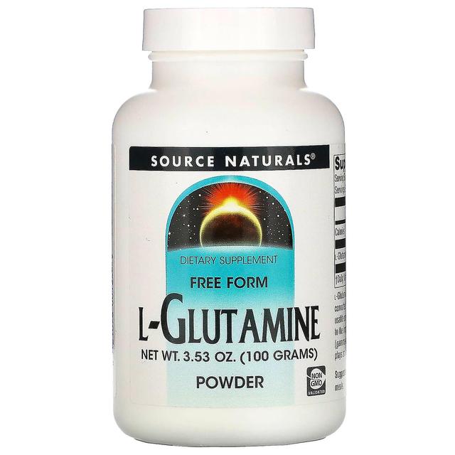 Source Naturals, L-Glutamine Powder, 3.53 oz (100 g) on Productcaster.