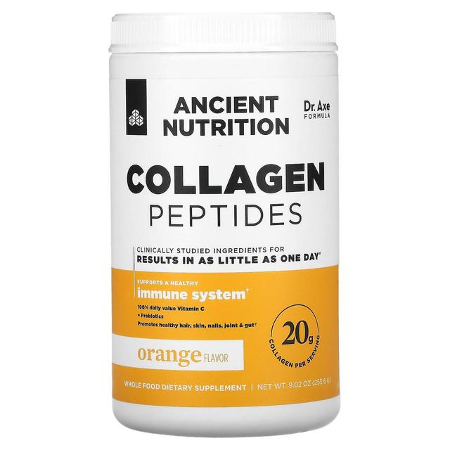 Dr. Axe / Ancient Nutrition, Collagen Peptides, Orange, 9.02 oz ( 255.6 g) on Productcaster.