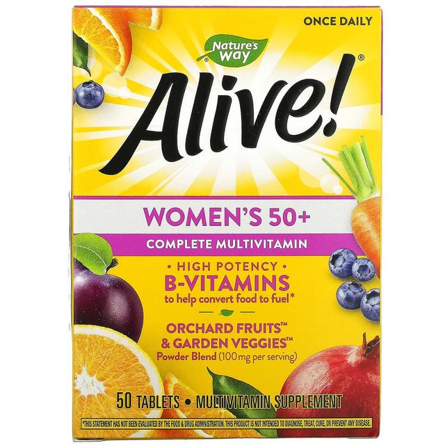 Nature's Way, Alive! Women's 50+ Complete Multivitamin, 50 Tablets on Productcaster.