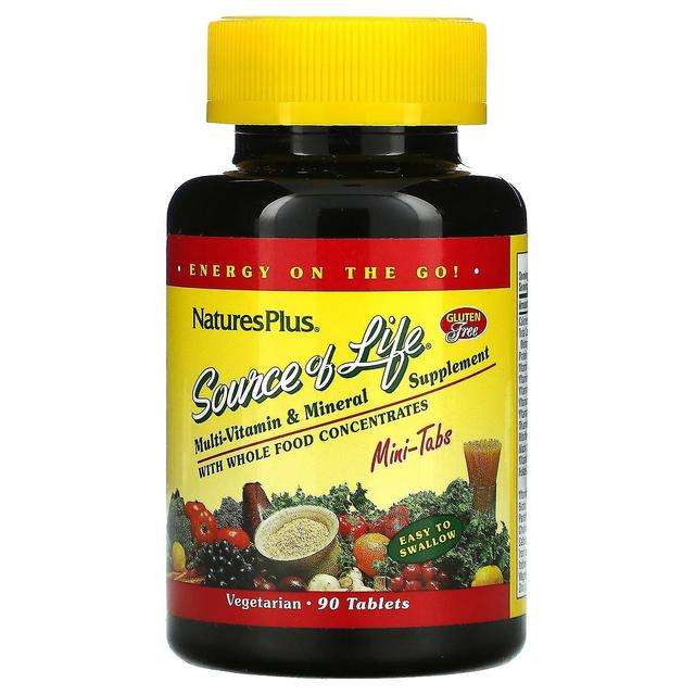 Nature's Plus NaturesPlus, Source Of Life, Multi-Vitamin & Mineral Supplement with Whole Food Concentrates, 90 Min on Productcaster.