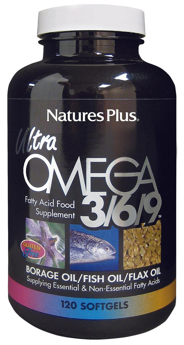 Nature's Plus ultra omega 3/6/9 mäkké gély 120's on Productcaster.