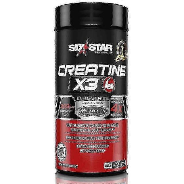 Six Star Pro Nutrition Six star elite series creatine x3 micronized creatine pills, caplets, 60 ea on Productcaster.