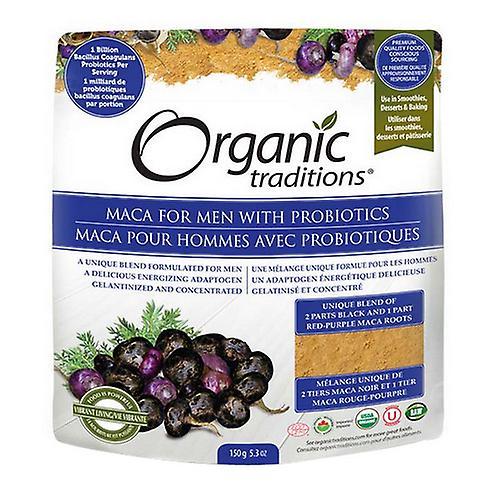 Organic Traditions Maca pour hommes avec probiotiques, 150 grammes on Productcaster.