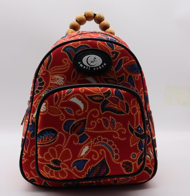 Beculerty Mochila pequea de cebra para mujer, bolso de ocio para estudiantes universitarios, mochila de lona, novedad de otoo/invierno, 2022 Rojo on Productcaster.