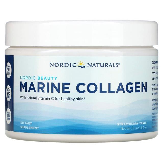 Nordic Naturals, Marine Collagen with Vitamin C, Strawberry, 5.3 oz (150 g) on Productcaster.