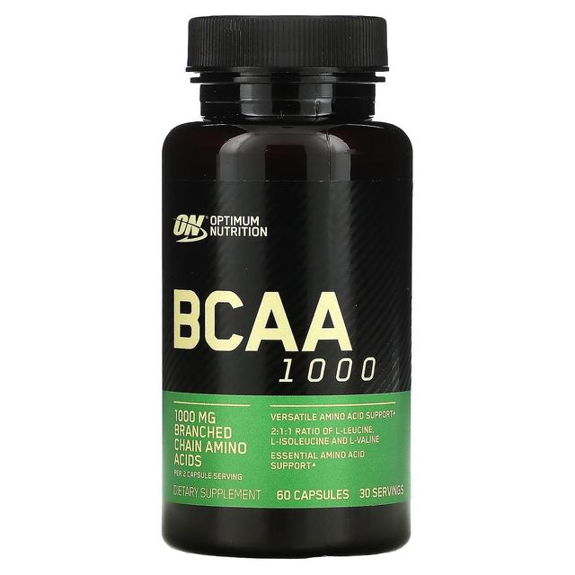 Optimum Nutrition, BCAA 1000, 500 mg, 60 Capsules on Productcaster.