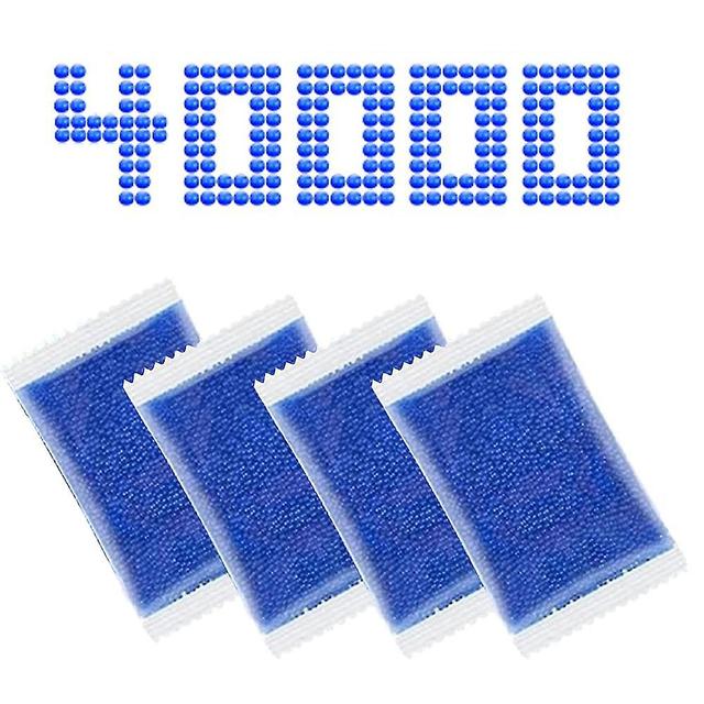 10pcs Water Balls Beads Refill Ammo - Gel Ball Bullet Refill Ammo (80000 Rounds, Blue) 4PACK on Productcaster.