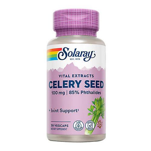 Solaray Selleri Seed Extract, 100 mg, 30 Caps (Pakke med 3) on Productcaster.