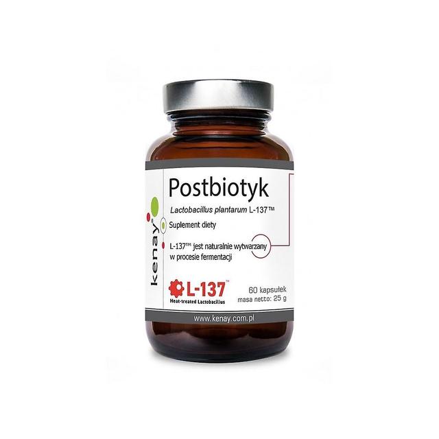 Kenay postbiotic lactobacillus plantarum l-137 60 capsules BI8643 on Productcaster.