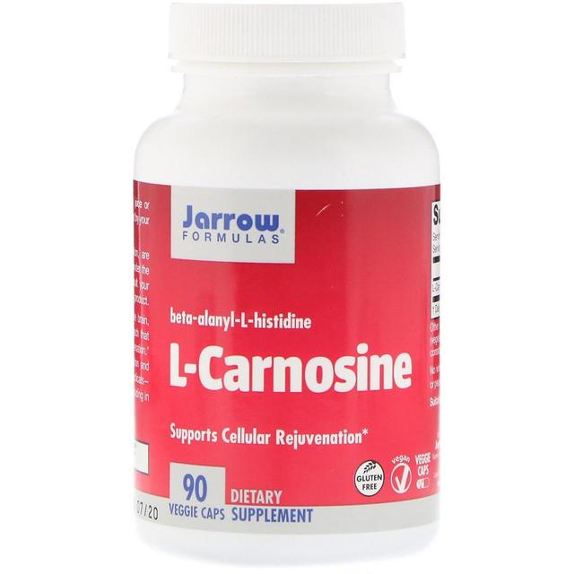 Jarrow Formulas, L-Carnosine, 90 Veggie Caps on Productcaster.