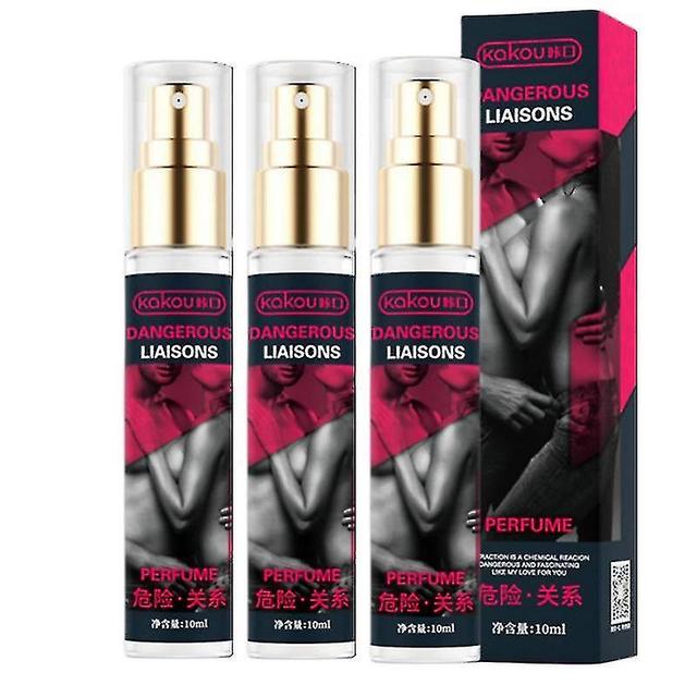 3pcs Sex Pheromone Intimate Partner Perfume Spray Fragrance Women 10ml on Productcaster.