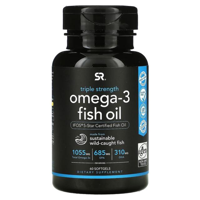 Sports Research, Omega-3 Fish Oil, Triple Strength, 1,250mg , 60 Softgels on Productcaster.