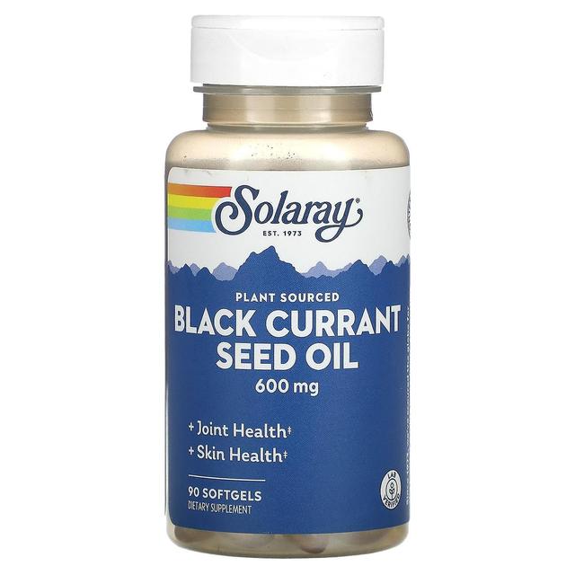 Solaray, Olio di semi di ribes nero, 600 mg, 90 Softgels on Productcaster.