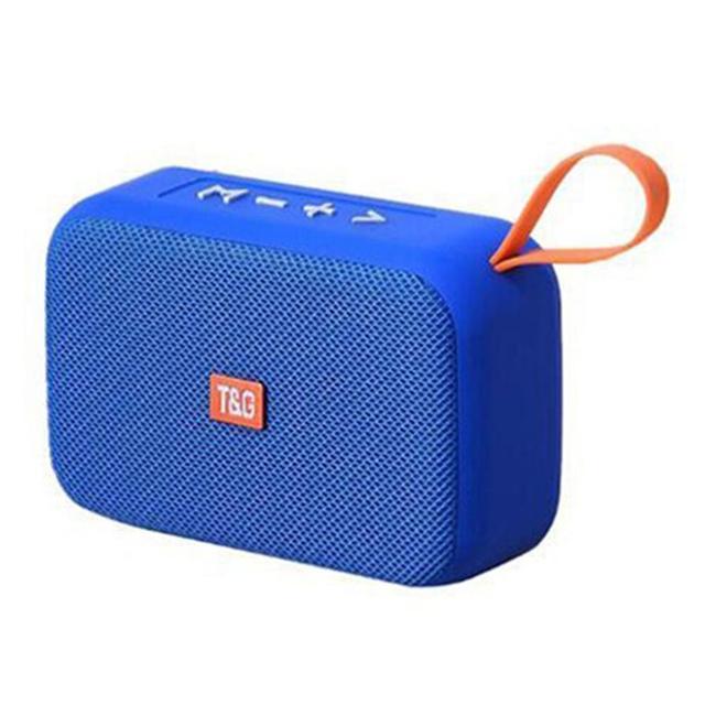 Colorful Cuboid Audios With Lanyard 3d Stereo Music Loudspeaker For Home Bedroom Blue on Productcaster.