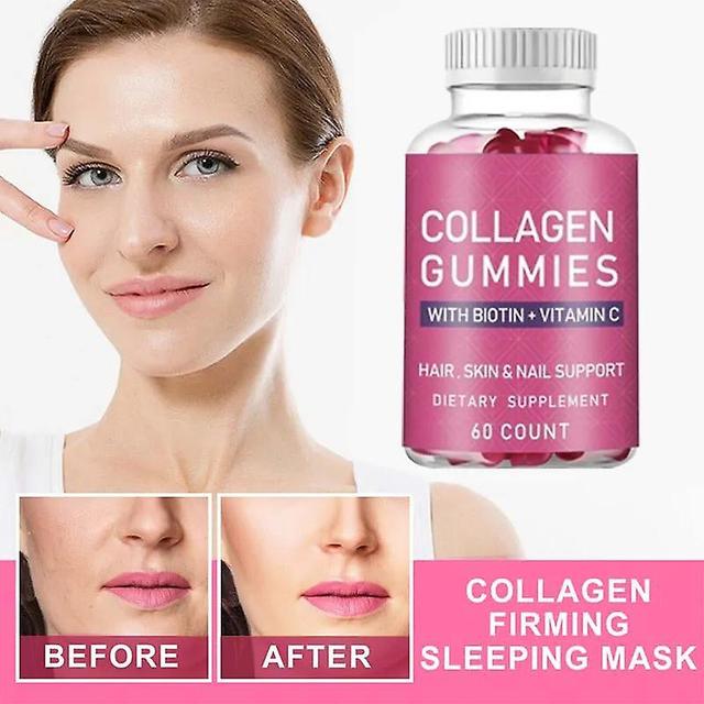 Glutathione Collagen Gummies With Vitamin C & Biotin Skin Whitening Improves Skin Promotes Hair Growth Repairs Hair Nails Anti-aging Beauty Gummies... on Productcaster.