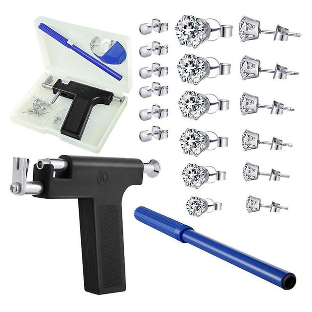 Perforator - Ear Nose Navel Perforator - Ear Punch Kit - Student Ear Punch Gun Children's Ear Punch black on Productcaster.