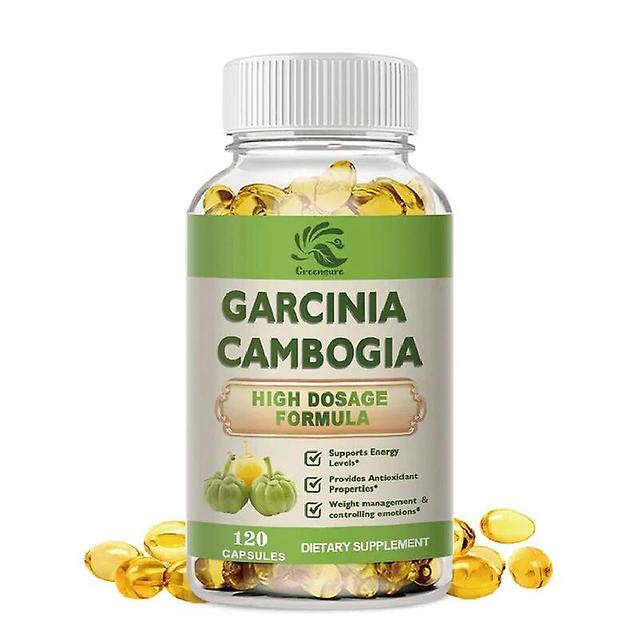 Visgaler 100% Pure Garcinia Cambogia Extract - Manage Food Cravings - Best Carb Blocker for Women & Men - 60/120 Capsules 1 Bottle 120 pills on Productcaster.