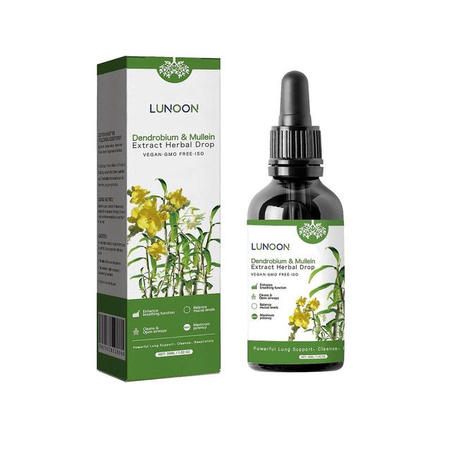 Dendrobium Mullein Extract - Powerful Lung Cleanse Respiratory Herbal Drop on Productcaster.