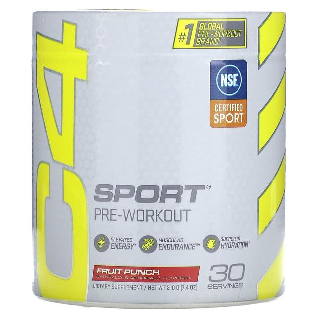 Cellucor, C4 Sport, Före träning, Frukt Stans, 7.4 oz (210 g) on Productcaster.