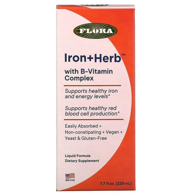 Flora, Iron+ Herb With B-Vitamin Complex, 7.7 fl oz ( 228 ml) on Productcaster.